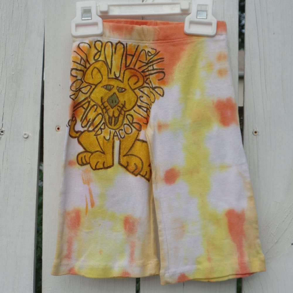 Baby Tie Dye Pants 6-12 Mos Cotton Jacob Lion Boy